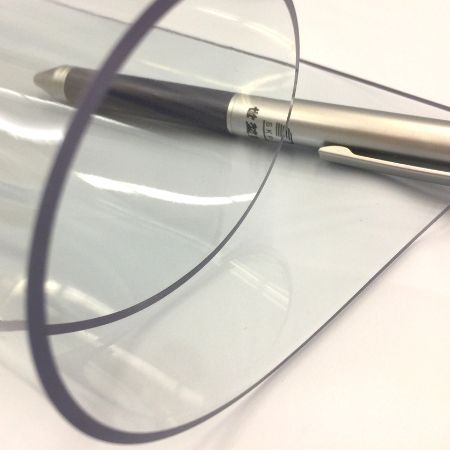 Feuille en PVC super transparente personnalisée de 0,6 à 3 mm d'épaisseur